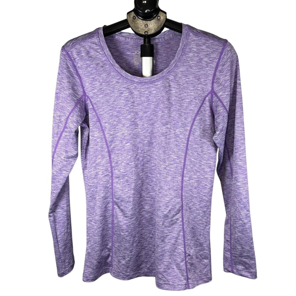 Jockey Thermals Womens Purple‎ Space Dye Long Sleeve Base Layer Top